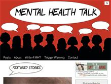 Tablet Screenshot of mentalhealthtalk.info